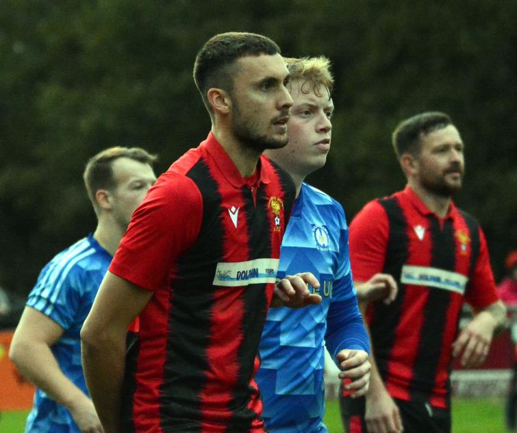 James Bryan scored twice for Goodwick